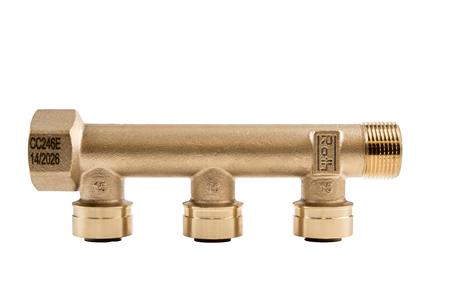 Roth Quickpush Bronze Fordeler 3 X 15Mm ⎮ 5401074987 ⎮ 046217503 ⎮ 5401074987 ⎮ 0462175034576