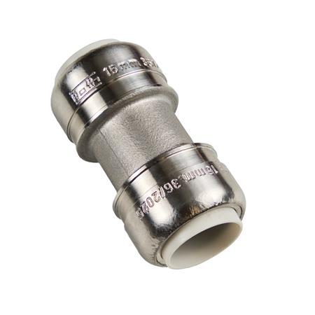 Roth Quickpush Samlemuffe 28 Mm, Rustfri ⎮ 5401074980 ⎮ 046610028 ⎮ 5401074980 ⎮ 0466100284576