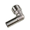 Roth Quickpush Vinkel 18 Mm M/N, Rustfri