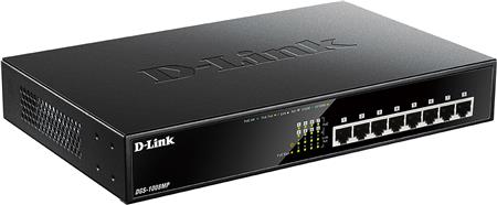 Switch 8X Gigabit Poe+ Dgs-1008Mp - Billigelogvvs.dk - D-Link