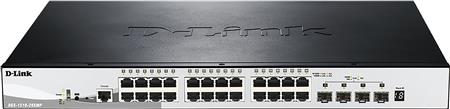 Switch 28X Gigabit Poe+ Dgs-1510-28Xmp - Billigelogvvs.dk - D-Link