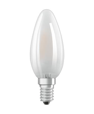 Led Kerte 4W/827 (40W) Mat E14 - Billigelogvvs.dk - Osram