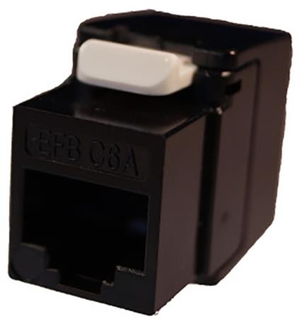 Konnektor Utp Kat 6A - Sort, 100 Stk. ⎮ 5705721141937 ⎮ 0886112565 ⎮ 0886112565 ⎮ DK-KS6AUB-BULK