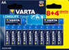 Batteri Alkaline Aa 8+4-Pack
