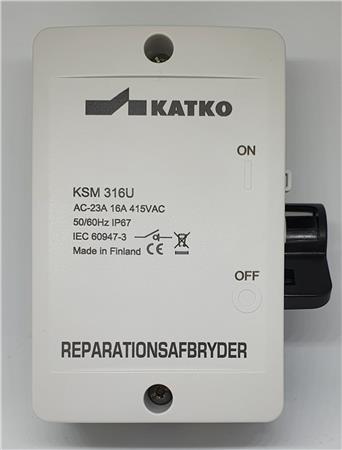 Reparationafbryder 3 Pol 16A 4Xm20 - Billigelogvvs.dk - 
