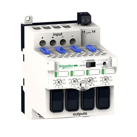 Sikringsmodul 24-28,8 Vdc 4 Udgange ⎮ 3389119406918 ⎮ 7563100615 ⎮ 7563100615 ⎮ ABL8PRP24100