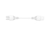 Flexline Mellemkabel Lige 10Cm Hvid