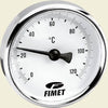 Termometer  Ø100X50Mm 0-120°. Klasse 2
