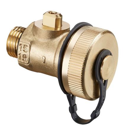 Oventrop Aftap/Bundhane 1/4"X1/2" ⎮ 4026755125023 ⎮ 406311003 ⎮ 0204103101 ⎮ 1060191