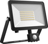 Fox Floodlight 50W 5500Lm 3000K Pir Sort