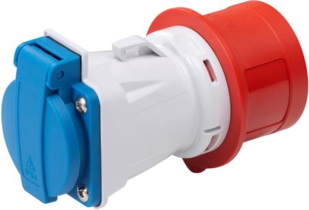 Adapter Cee 16A 5P Stikprop/Dk-Udtag 3P ⎮ 5401002782 ⎮ 5401002782 ⎮ 5401002782 ⎮ 1875DK