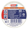 Isoleringstape Vde/Iec Pvc 10Mx15Mm Hvid