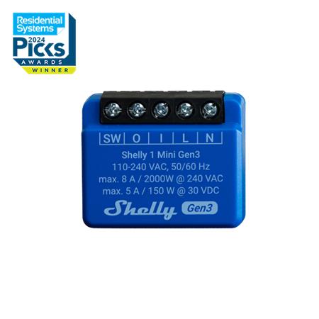 Shelly 1 Mini (Gen 3) ⎮ 5401026342 ⎮ 5401026342 ⎮ 5401026342 ⎮ 3800235261576