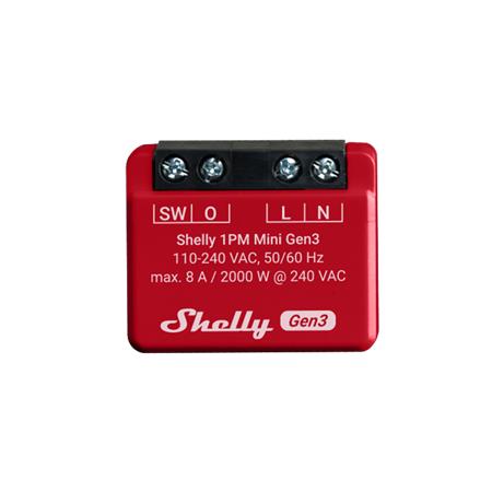 Shelly 1Pm Mini (Gen 3) ⎮ 5401026335 ⎮ 5401026335 ⎮ 5401026335 ⎮ 3800235261590