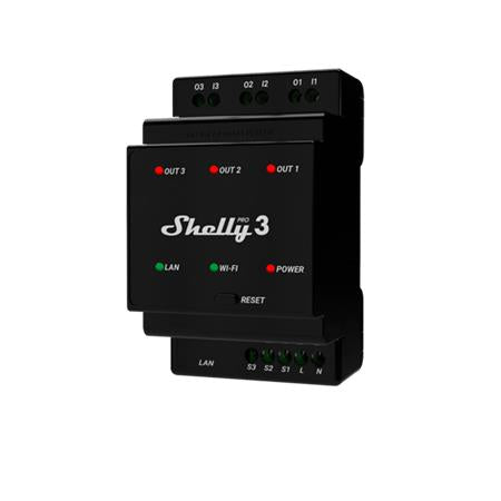 Shelly Pro 3 ⎮ 5401018925 ⎮ 5401018925 ⎮ 5401018925 ⎮ 3800235268094