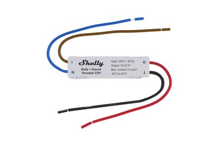 Shelly 1-Channel Decoupler 230V ⎮ 5401065303 ⎮ 5401065303 ⎮ 5401065303 ⎮ 3800238072117