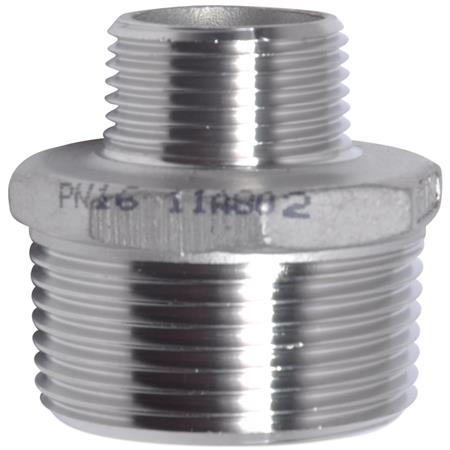 Brystnippel Aisi 316 1 1/2X1 1/4 ⎮ 8013181007166 ⎮ 831745159 ⎮ 0802105640 ⎮ 031745159