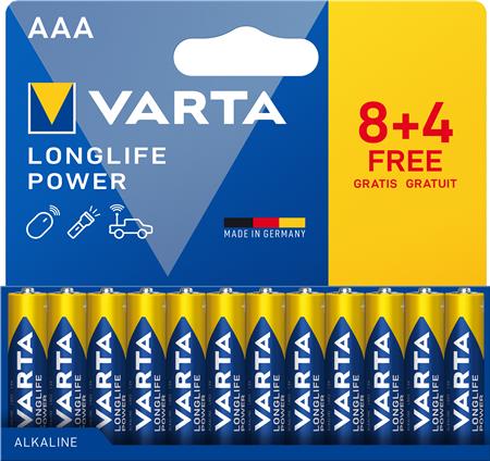Longlife Power Aaa Pak 12 (8+4) ⎮ 4008496067053 ⎮ 9494650507 ⎮ 9494650507 ⎮ 4903121772