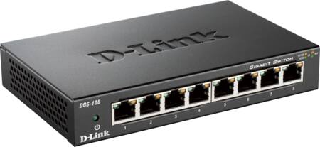 Ethernet Switch 8 X Gigabit ⎮ 0790069368240 ⎮ 5486543212 ⎮ 5486543212 ⎮ DGS-108/E