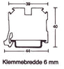 Gennemgangsklemme   Sak2,5/35Pa