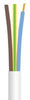 Ledning 3G1,5 H05Vv-F Hvid R50