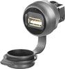 Indbygningsstik M. Usb Ip65