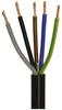 Ledning 5G2,5 H05Vv-F Sort 50M