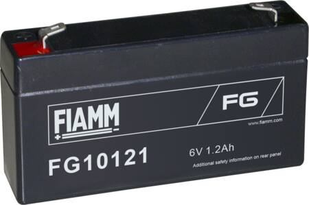 Fiamm Blybatteri 6V/1,2Ah ⎮ 5494506034 ⎮ 5494506034 ⎮ 5494506034 ⎮ FG10121