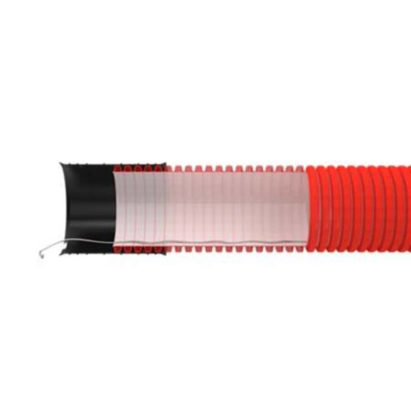 Flexrør Peh 40/31 Mm Dobbeltvæg 50 M