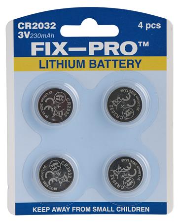 Batteri Cr2032 3,0V 230Mah ⎮ 0810001515 ⎮ 0810001515 ⎮ 0810001515 ⎮ 108042