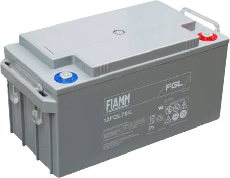 Fiamm 10 Års Blybatteri 12V/70Ah. ⎮ 5494506267 ⎮ 5494506267 ⎮ 5494506267 ⎮ 12FGL70/L