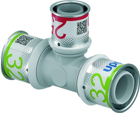 Uponor S-Press Plus Tee Ppsu 32-25-32 ⎮ 0201040665 ⎮ 087442132 ⎮ 0201040665 ⎮ 1039961