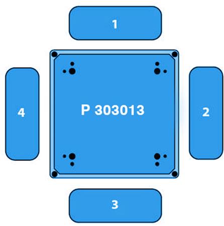 Kassebund 300X300X130 1 Hul ⎮ 8212099092 ⎮ 8212099092 ⎮ 8212099092 ⎮ 8856318