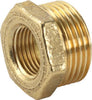 Nippelmuffe Messing 1/2X3/8