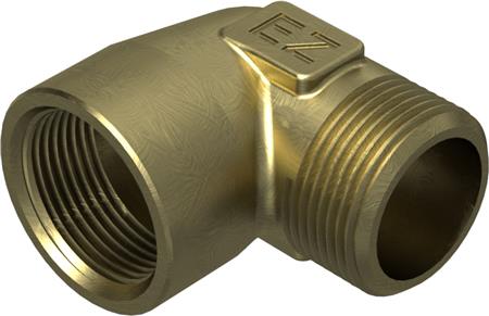 Vinkel Ms Krom 3/4 Mf/Np - Billigelogvvs.dk - 