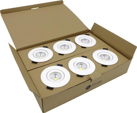 Velia Eco - 6 Stk., Mat Hvid,  Cct Skift ⎮ 5401023959 ⎮ 5401023959 ⎮ 5401023959 ⎮ 31143018
