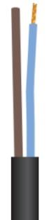 Ledning 2X1,5 H05Vv-F Sort R100 ⎮ 5705157314165 ⎮ 5401023680 ⎮ 5401023680 ⎮ 