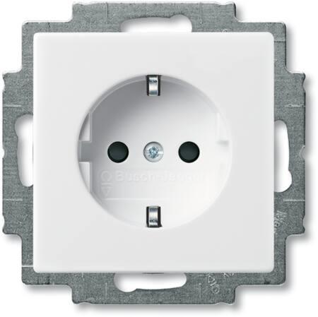 B55 Schuko Stikkontakt Blank Hvid ⎮ 5401062330 ⎮ 5401062330 ⎮ 5401062330 ⎮ 2CHB207357A4094