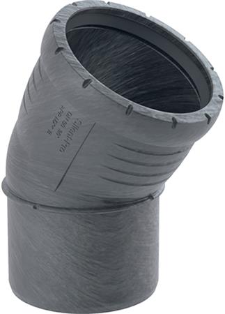 Silent Pro Bøjning 50 Mm 30 Grader ⎮ 0200208048 ⎮ 183633050 ⎮ 0200208048 ⎮ 393.221.14.1