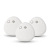Pebble Optisk Røgalarm, 3-Pak