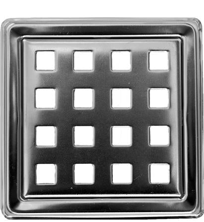 Rist & Ramme 100X100Mm Til Afløbsskål ⎮ 0200207325 ⎮ 153872080 ⎮ 0200207325 ⎮ 153872-080