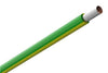 Ledning Texiline Hf90 Ft 10 Mm² Gul/Grøn