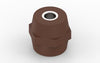 Lv Isolator M12, H40Xw40Mm, Brun