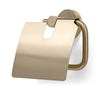 Toiletrulleholder M/Låg Børstet Guld