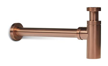 Design Vandlås Børstet Bronze 1 1/4" - Billigelogvvs.dk - 