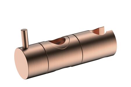 Glidestykke Brusesystem Børstet Bronze - Billigelogvvs.dk - 
