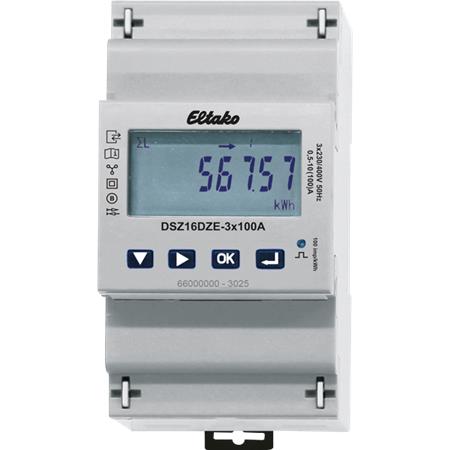 Tovejs Elmåler 3X100A Modbus Og S0 ⎮ 5401064992 ⎮ 5401064992 ⎮ 5401064992 ⎮ DSZ16DZE