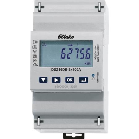 Elmåler 3X100A Modbus Og S0, Digital ⎮ 5401064990 ⎮ 5401064990 ⎮ 5401064990 ⎮ DSZ16DE