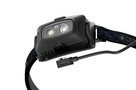 Genopladelig Pandelampe. 500 Lumen. Ip68 ⎮ 2894502481 ⎮ 901400107 ⎮ 2894502481 ⎮ HF4R Core - Black