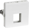 Udtag Fuga T1 1X Keystone (S) 1M Hvid